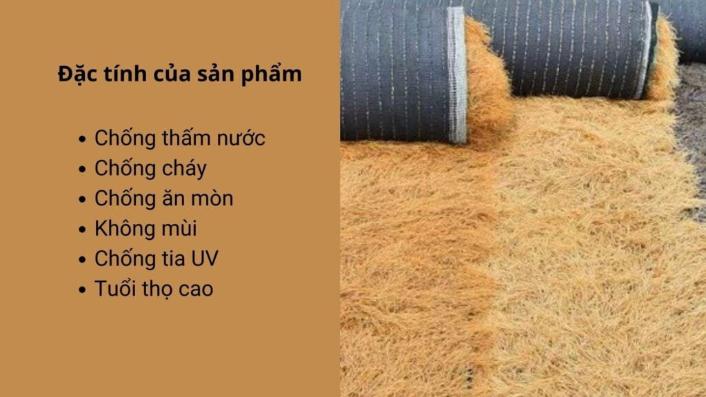 Đặc tính sản phẩm - Thảm rơm nhân tạo
