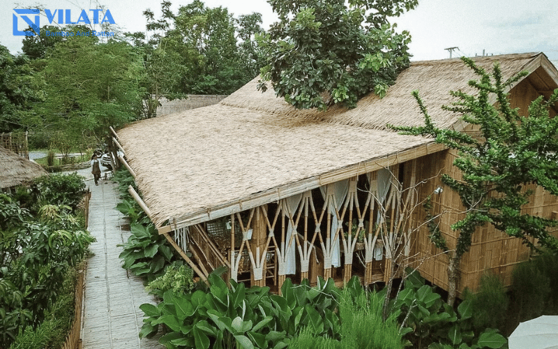 Dự án resort dùng rơm nhân tạo