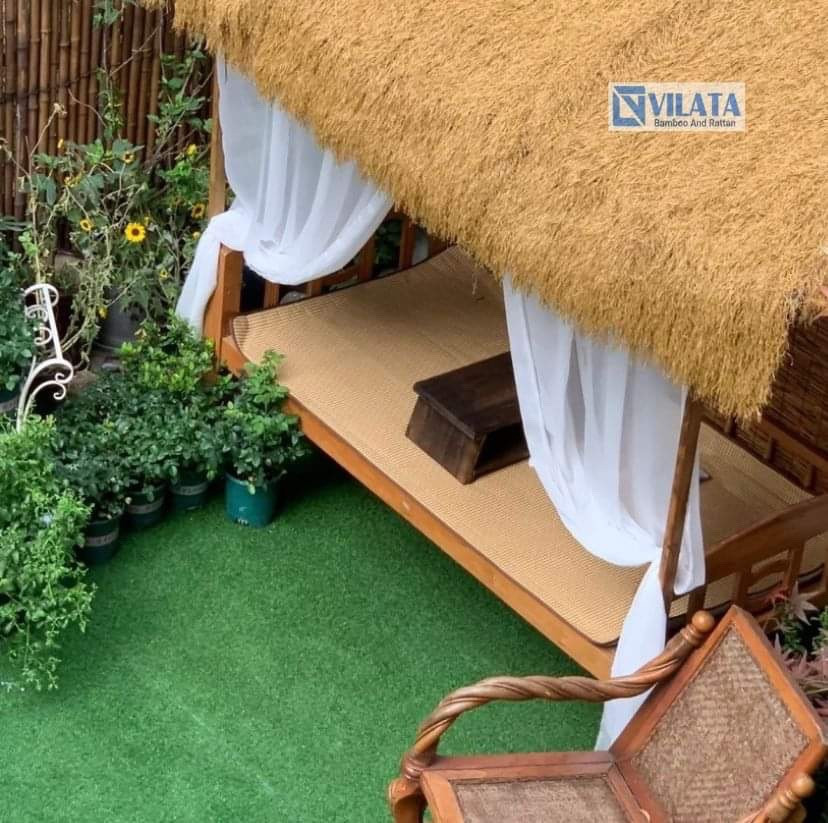 Ứng dụng rơm nhân tạo trang trí nội thất