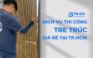 Dịch vụ thi công tre trúc trọn gói giá rẻ tphcm
