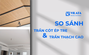 So sánh trần cót ép và trần thạch cao