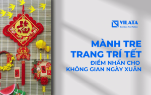 Mành tre trang trí Tết