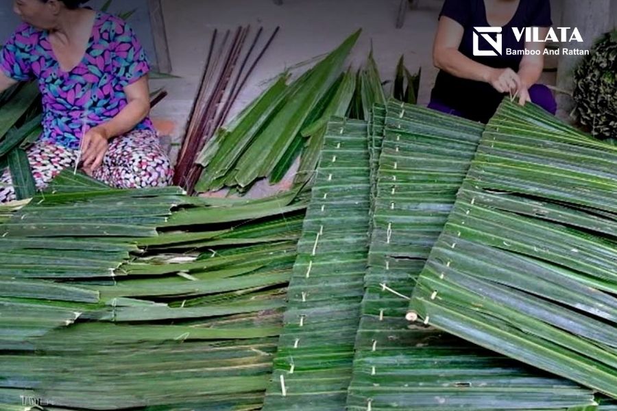 Lá dừa chằm