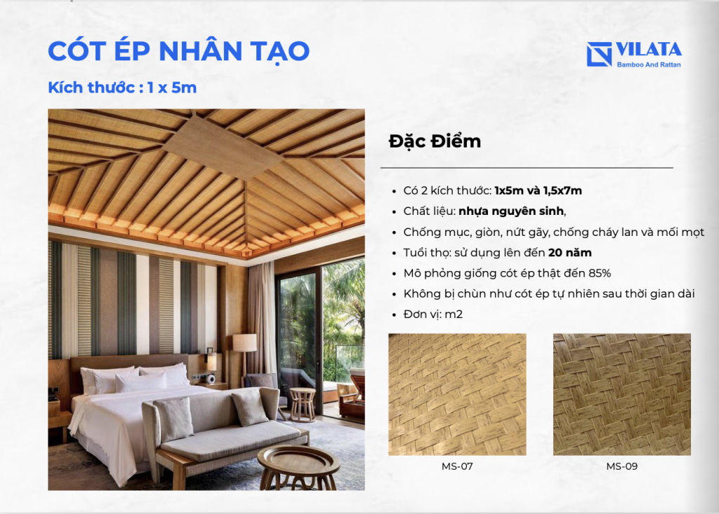 Cót ép nhân tạo Vilata